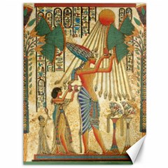 Egyptian Man Sun God Ra Amun Canvas 36  X 48   by Celenk