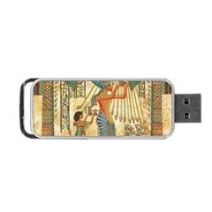 Egyptian Man Sun God Ra Amun Portable Usb Flash (one Side) by Celenk