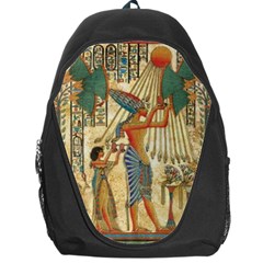 Egyptian Man Sun God Ra Amun Backpack Bag by Celenk