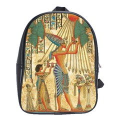 Egyptian Man Sun God Ra Amun School Bag (xl) by Celenk