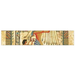 Egyptian Man Sun God Ra Amun Small Flano Scarf by Celenk