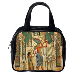 Egyptian Man Sun God Ra Amun Classic Handbags (one Side) by Celenk