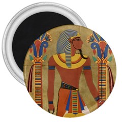 Egyptian Tutunkhamun Pharaoh Design 3  Magnets by Celenk