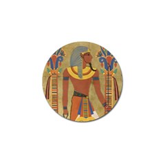 Egyptian Tutunkhamun Pharaoh Design Golf Ball Marker by Celenk