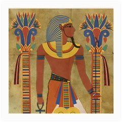 Egyptian Tutunkhamun Pharaoh Design Medium Glasses Cloth (2-side) by Celenk