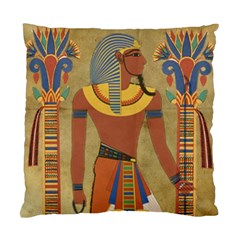 Egyptian Tutunkhamun Pharaoh Design Standard Cushion Case (two Sides) by Celenk