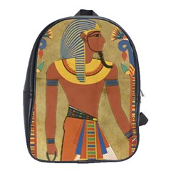 Egyptian Tutunkhamun Pharaoh Design School Bag (xl) by Celenk