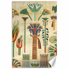 Egyptian Paper Papyrus Hieroglyphs Canvas 24  x 36 