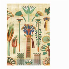 Egyptian Paper Papyrus Hieroglyphs Small Garden Flag (Two Sides)