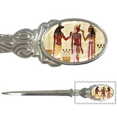 Egyptian Design Man Woman Priest Letter Openers by Celenk