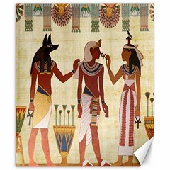 Egyptian Design Man Woman Priest Canvas 20  X 24   by Celenk