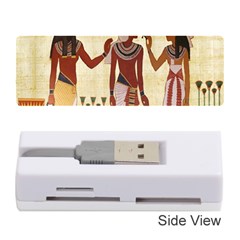 Egyptian Design Man Woman Priest Memory Card Reader (stick)  by Celenk