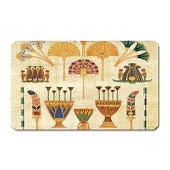 Egyptian Paper Papyrus Hieroglyphs Magnet (rectangular) by Celenk