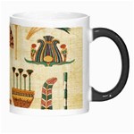 Egyptian Paper Papyrus Hieroglyphs Morph Mugs Right