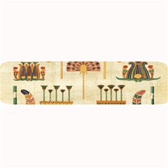 Egyptian Paper Papyrus Hieroglyphs Large Bar Mats by Celenk