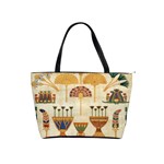 Egyptian Paper Papyrus Hieroglyphs Shoulder Handbags Front