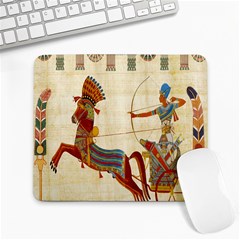 Egyptian Tutunkhamun Pharaoh Design Large Mousepads by Celenk