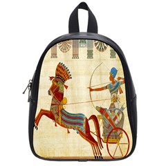 Egyptian Tutunkhamun Pharaoh Design School Bag (small) by Celenk