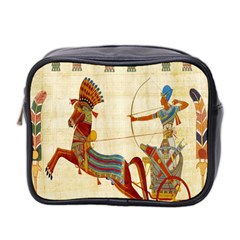 Egyptian Tutunkhamun Pharaoh Design Mini Toiletries Bag 2-side by Celenk