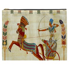 Egyptian Tutunkhamun Pharaoh Design Cosmetic Bag (xxxl)  by Celenk