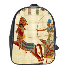 Egyptian Tutunkhamun Pharaoh Design School Bag (xl) by Celenk