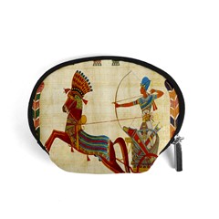 Egyptian Tutunkhamun Pharaoh Design Accessory Pouches (small)  by Celenk