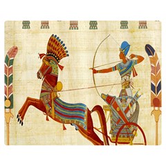 Egyptian Tutunkhamun Pharaoh Design Double Sided Flano Blanket (medium) 