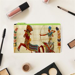 Egyptian Tutunkhamun Pharaoh Design Cosmetic Bag (xs) by Celenk