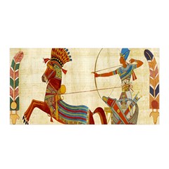 Egyptian Tutunkhamun Pharaoh Design Satin Wrap by Celenk