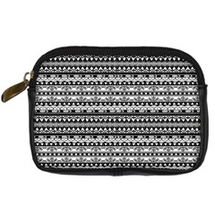 Zentangle Lines Pattern Digital Camera Cases by Celenk