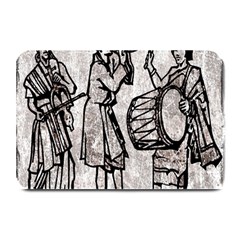 Man Ethic African People Collage Plate Mats by Celenk