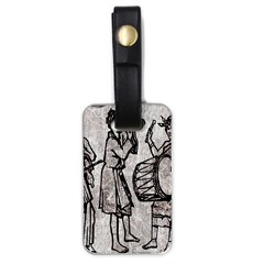 Man Ethic African People Collage Luggage Tags (one Side)  by Celenk