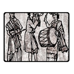 Man Ethic African People Collage Double Sided Fleece Blanket (small)  by Celenk