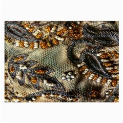 Texture Textile Beads Beading Large Glasses Cloth (2-side) by Celenk