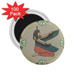 Egyptian Woman Wings Design 2.25  Magnets (100 pack)  Front