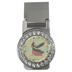 Egyptian Woman Wings Design Money Clips (cz)  by Celenk