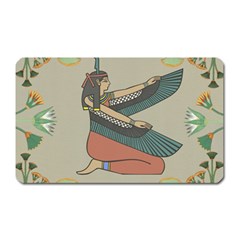 Egyptian Woman Wings Design Magnet (rectangular) by Celenk