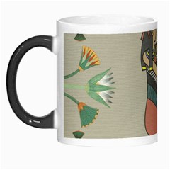 Egyptian Woman Wings Design Morph Mugs by Celenk