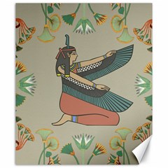 Egyptian Woman Wings Design Canvas 20  X 24   by Celenk