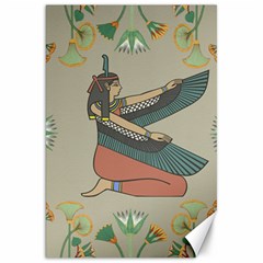 Egyptian Woman Wings Design Canvas 20  X 30   by Celenk