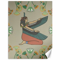 Egyptian Woman Wings Design Canvas 36  X 48   by Celenk