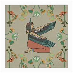 Egyptian Woman Wings Design Medium Glasses Cloth (2-side) by Celenk