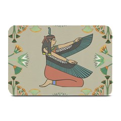 Egyptian Woman Wings Design Plate Mats by Celenk