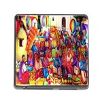 Guatemala Art Painting Naive Memory Card Reader (Square) Front