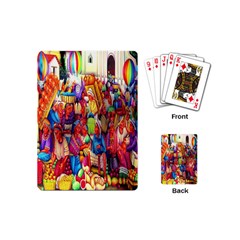 Guatemala Art Painting Naive Playing Cards (mini)  by Celenk