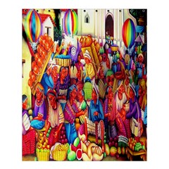 Guatemala Art Painting Naive Shower Curtain 60  X 72  (medium) 