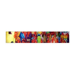 Guatemala Art Painting Naive Flano Scarf (mini) by Celenk