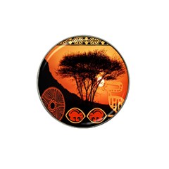 Africa Safari Summer Sun Nature Hat Clip Ball Marker by Celenk