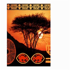 Africa Safari Summer Sun Nature Small Garden Flag (two Sides) by Celenk