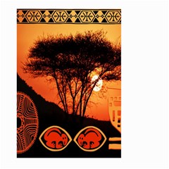 Africa Safari Summer Sun Nature Large Garden Flag (two Sides) by Celenk